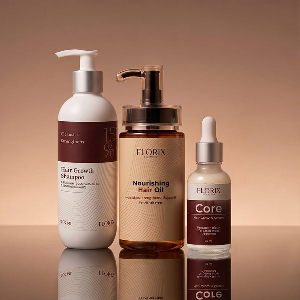 Restoration Protocol | Shampoo, Hair Oil & Hair Growth Serum Bundle